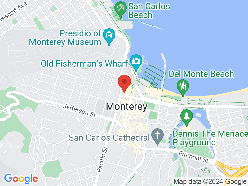 Map of Monterey Conference Center