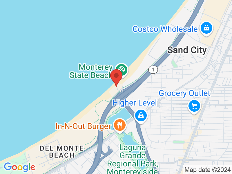 Map of Monterey Beach Hotel