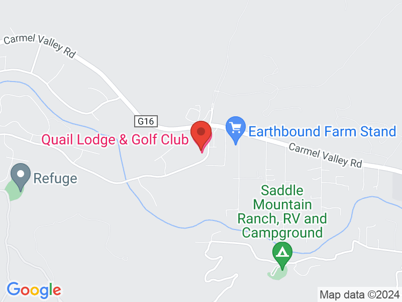 Map of Quail Lodge & Golf Club