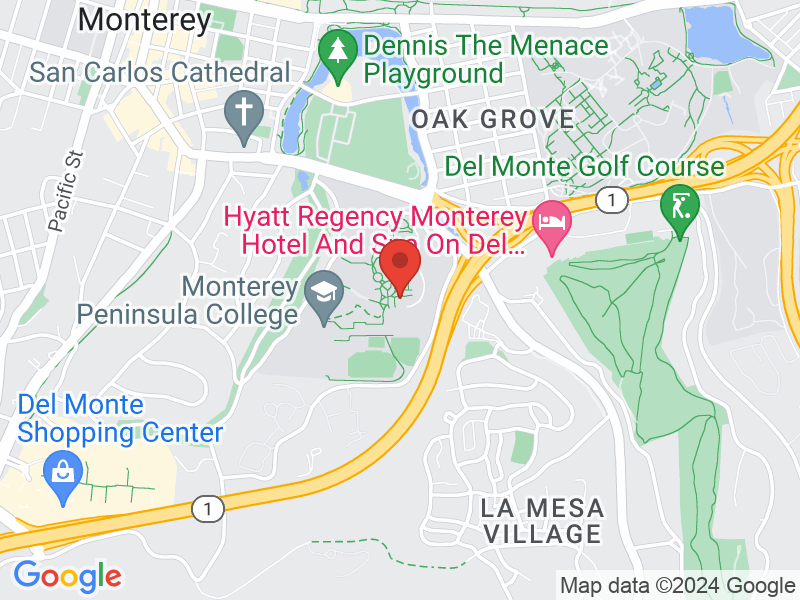 Map of Monterey Peninsula College